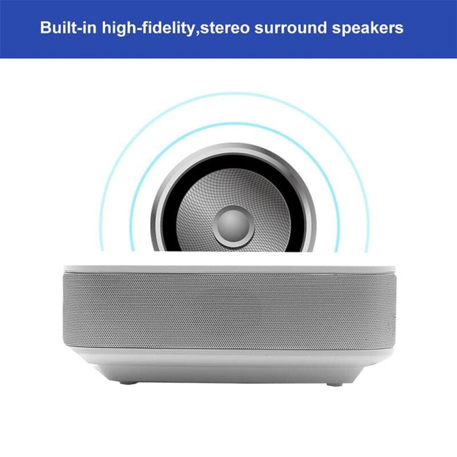 Portable Home Theater Projector - 1600 Lumens Hd Silver-1915196597466173445