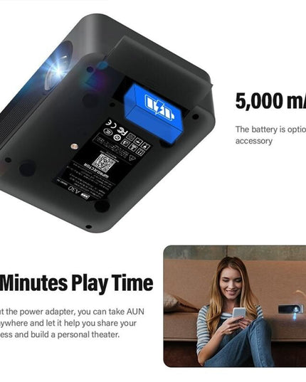 Portable Home Theater Projector - 3000 Lumens 480P-1915196613719101444