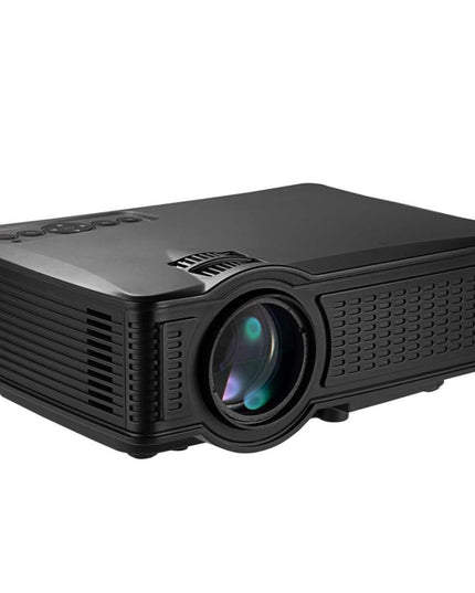 1800 Lumens Home Theater Projector With Remote - Supports Av Usb Vga Hdmi - Black-1915196502574239752