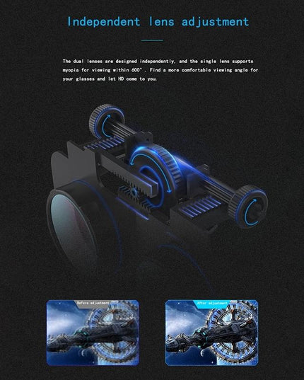 High-Fidelity Vr Headset For 4.7-6.1 Smartphones - 3D Glasses-1915196624100003847