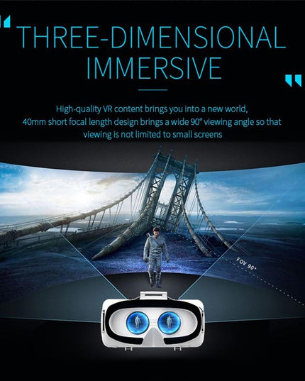 Virtual Reality Headset For 4.7-6.1 Smartphones - 3D Glasses-1915196634862587907