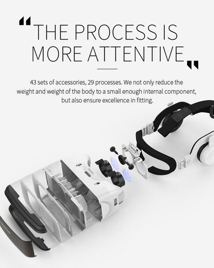Virtual Reality Headset For 4.7-6.1 Smartphones - 3D Glasses-1915196634862587911