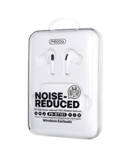 Proda Tws Wireless Earphones - Noise Canceling Binaural White-1915196817780379650