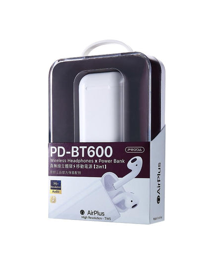 Wireless Bluetooth Earphone With Power Bank - Pd-Bt600 Air Plus-1915196859777945602