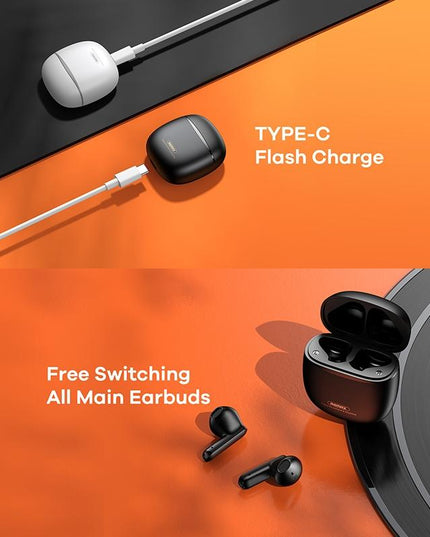 Wireless Stereo Bluetooth Earphones - True Music White-1915197120999198724