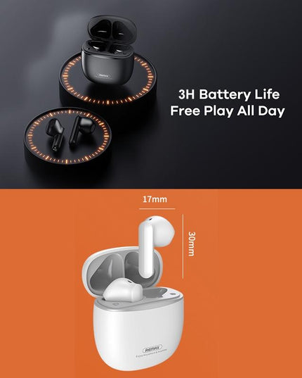 Wireless Stereo Bluetooth Earphones - True Music White-1915197120999198725