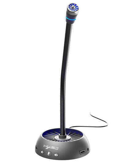 High-Quality Usb Noise-Cancelling Microphone - Black-1915196900131344384