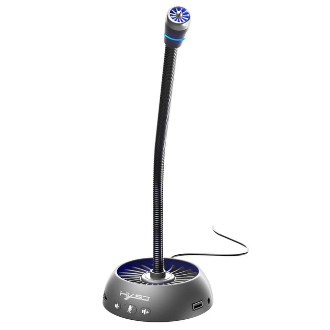 High-Quality Usb Noise-Cancelling Microphone - Black-1915196900131344392