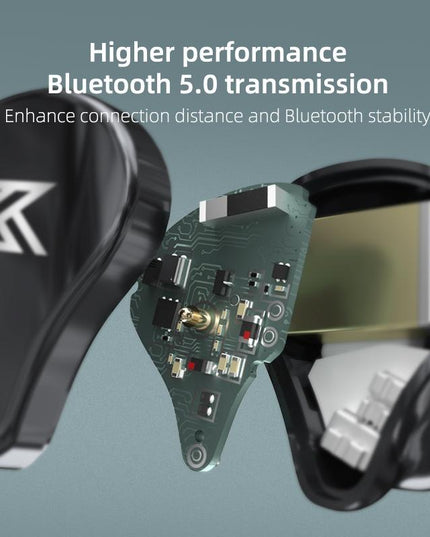 Kz Sa08 Wireless 5Ba Bluetooth Tws Earphones - Black-1915196889502978053