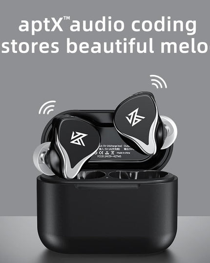 Kz Z3 Hybrid 1Dd & 1Ba Wireless Bluetooth 5.2 Tws Earphone - Black-1915197139554799618