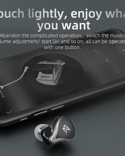 Kz Z3 Hybrid 1Dd & 1Ba Wireless Bluetooth 5.2 Tws Earphone - Black-1915197139554799625