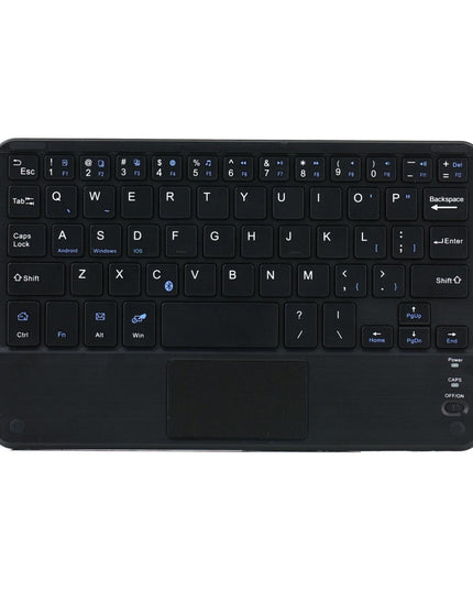 Detachable Bluetooth Keyboard Leather Tablet Case For Ipad Mini 6 With Touchpad & Holder - Black-1915196908301848578