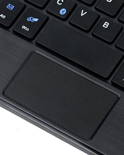 Detachable Bluetooth Keyboard Leather Tablet Case For Ipad Mini 6 With Touchpad & Holder - Black-1915196908301848580