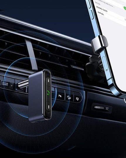 Mini Car Bluetooth 5.0 Audio Receiver - Grey 3.5Mm Plug-1915196866081984514