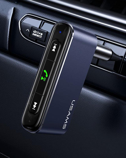 Mini Car Bluetooth 5.0 Audio Receiver - Grey 3.5Mm Plug-1915196866081984515