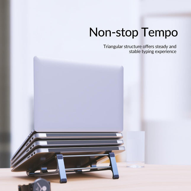 Vertical Laptop Storage Holder - Multi-Functional Grey-1915196904187236355