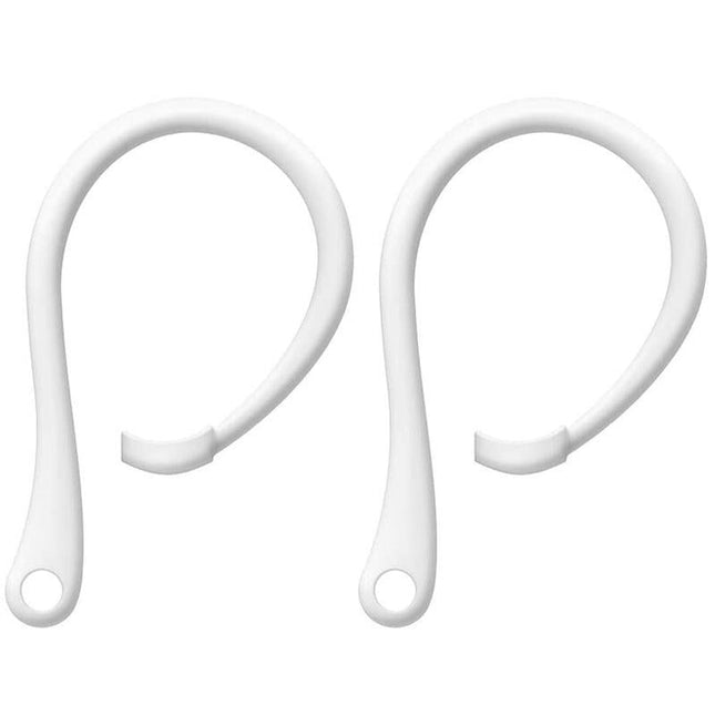 Imak Wireless Earphones With Anti-Lost Lanyard And Ear Hook - 1 Pair White-1915196855231320066