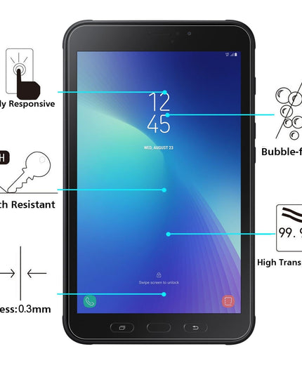 25-Pack Tempered Glass Film For Samsung Galaxy Tab Active 2 - 9H 2.5D Explosion-Proof-1922443405623955458