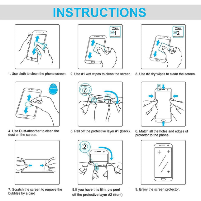 25-Pack Tempered Glass Film For Samsung Galaxy Tab Active 2 - 9H 2.5D Explosion-Proof-1922443405623955460