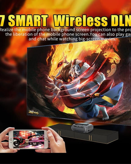 Portable Home Theater Projector - 200 Ansi Lumens - 1080P Hd - Basic Version-1915196977889546245