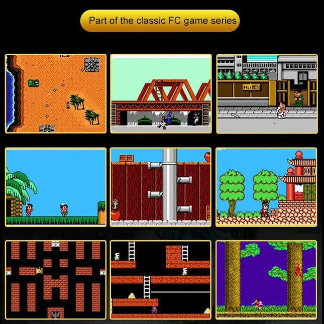 X16 Classic Handheld Game Console - 6.5 Screen 8Gb Memory - Blue & Red-1915197131518513156