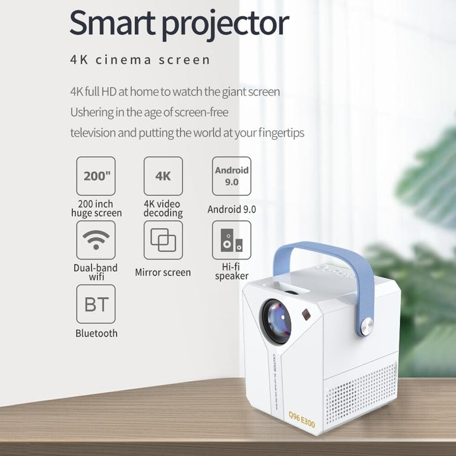 Intelligent Portable 4K Hd Projector - E300-1915196649202913281