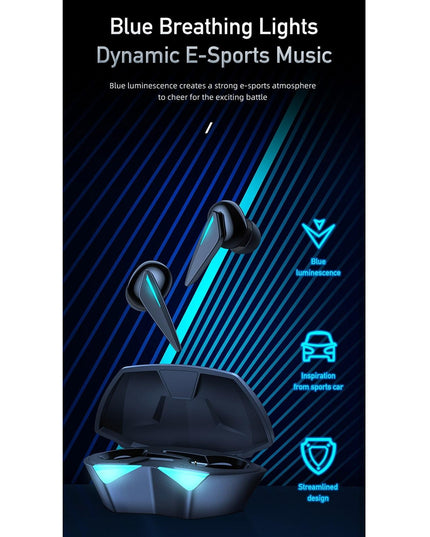 Wireless Gaming Earphones - T23 Tws - Black-1915196823417524228