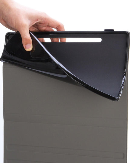 Detachable Bluetooth Keyboard Leather Case For Ipad Pro 12.9 With Tpu Bracket - Black-1915197140410437634