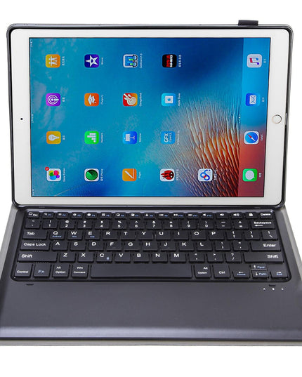 Detachable Bluetooth Keyboard Leather Case For Ipad Pro 12.9 With Tpu Bracket - Black-1915197140410437636
