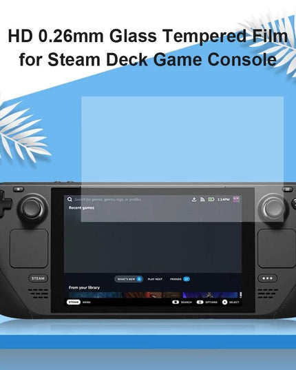 10-Pack Tempered Glass Film For Steam Deck Console - 0.26Mm 9H 2.5D-1915198314035417093