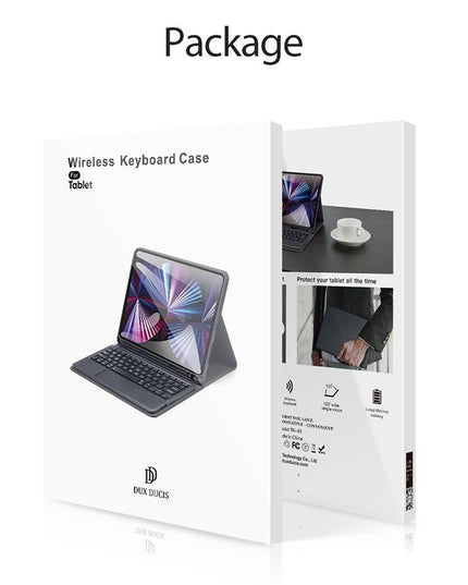 Smart Leather Case With Touchpad For Ipad 10.2 - Black-1915196880120320006