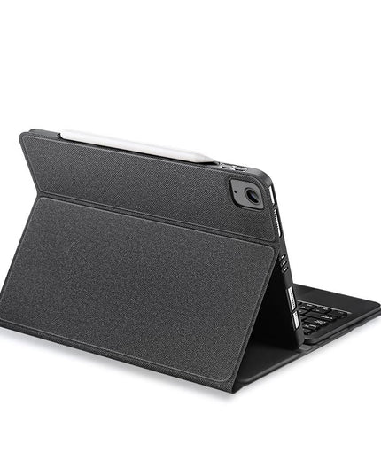 Leather Case With Bluetooth Keyboard & Touchpad For Ipad Air / Pro 11 - Black-1915196646199791617