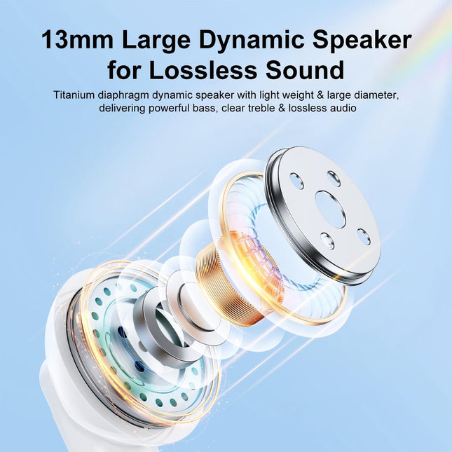 True Wireless Bluetooth Earphones With Dual-Mic - Black-1915196884809551876