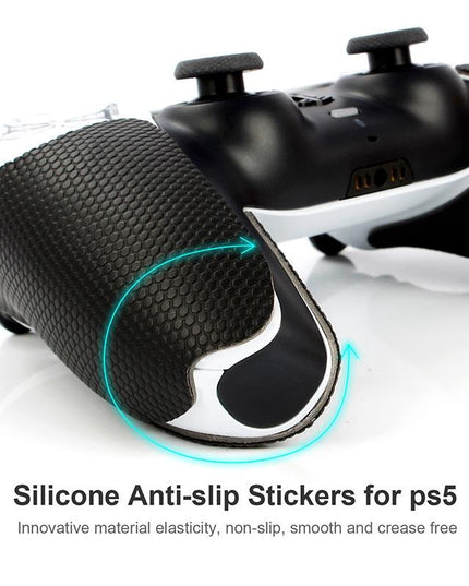 Anti-Slip Protective Sticker For Sony Ps5 Game Handle - Black-1915196647575523330