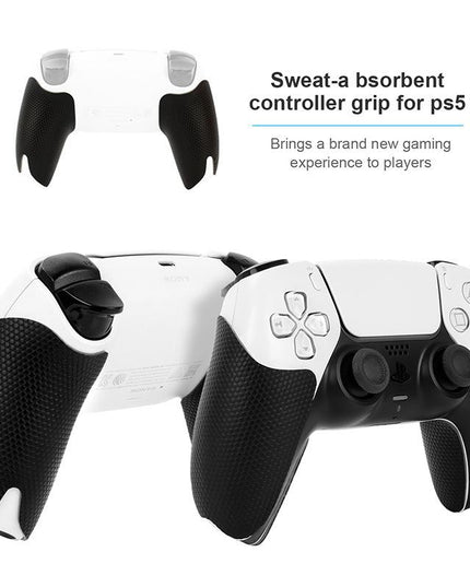 Anti-Slip Protective Sticker For Sony Ps5 Game Handle - Black-1915196647575523331