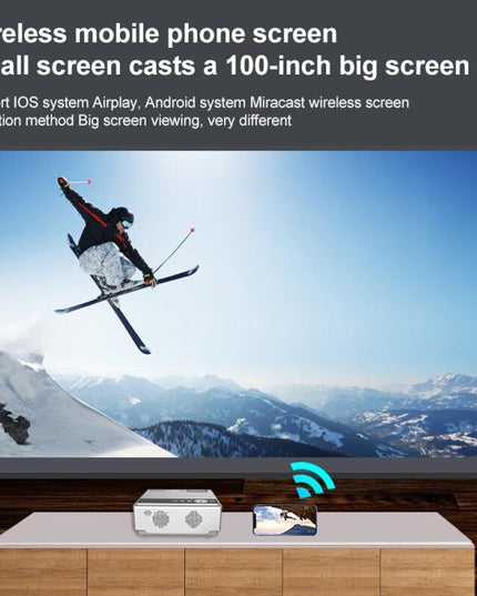 Smart Led Projector - 120 Ansi Lumens 1280X720P Basic Version-1915197789726445570