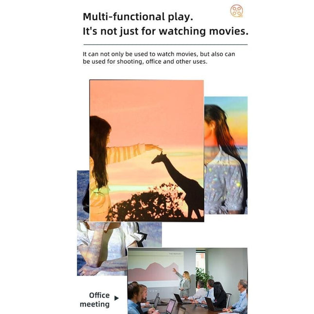 Wireless Smart Projector - 100 Ansi Lumens - 1280X720P - Same Screen-1915197799511756803