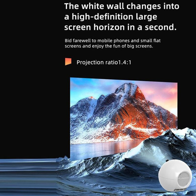 Wireless Smart Projector - 100 Ansi Lumens - 1280X720P - Same Screen-1915197799511756805