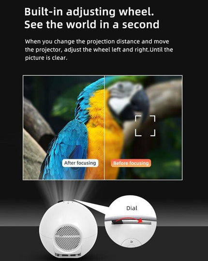 Wireless Smart Projector - 100 Ansi Lumens - 1280X720P - Same Screen-1915197799511756807