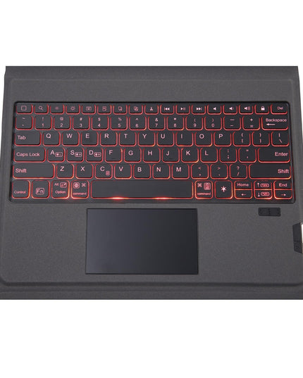 Bluetooth Keyboard Leather Case With Backlight & Touchpad For Ipad Air 10.9 - Black-1915196813523161092
