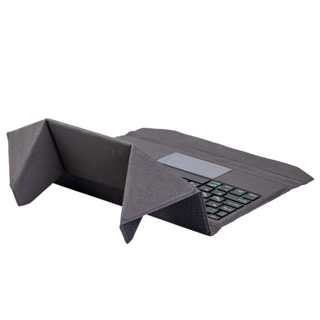 Integrated Bluetooth Keyboard Leather Case For Ipad Pro 11 - Backlit Touchpad Holder - Black-1915196971757473797