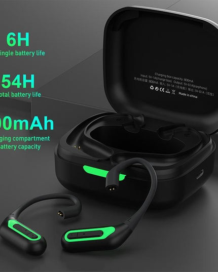 Wireless Bluetooth Headset With Interface Adaptation - Black-1915196928921047042