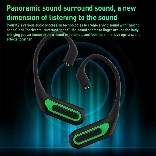 Wireless Bluetooth Headset With Interface Adaptation - Black-1915196928921047044
