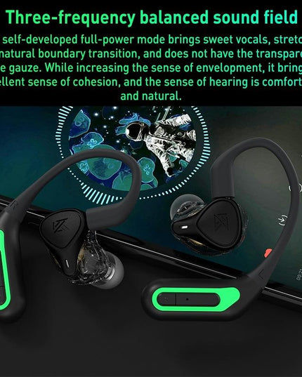 Wireless Bluetooth Headset With Interface Adaptation - Black-1915196928921047045