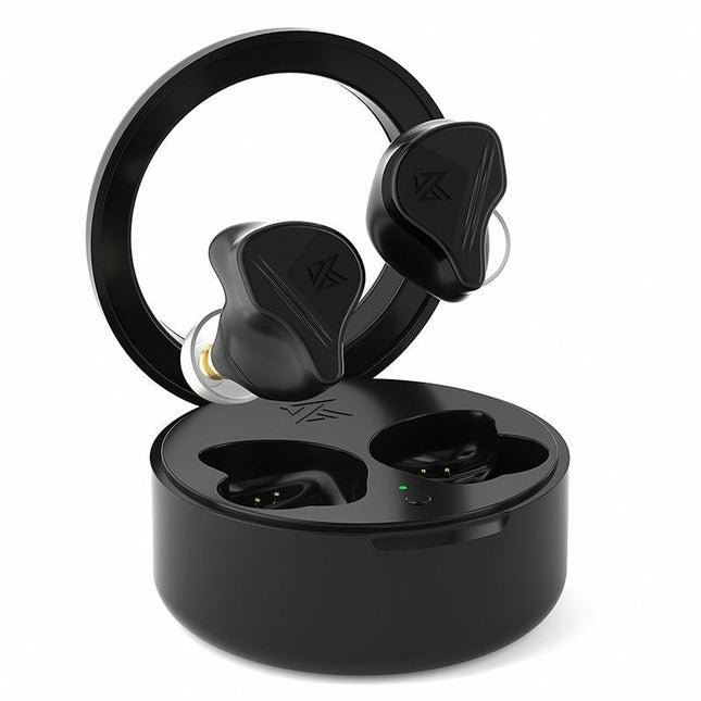 Obsidian Black Kz-Vxs Ten-Unit Coil Iron Bluetooth Earphones For Sports-1915196952245571584