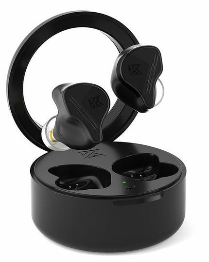 Obsidian Black Kz-Vxs Ten-Unit Coil Iron Bluetooth Earphones For Sports-1915196952245571592