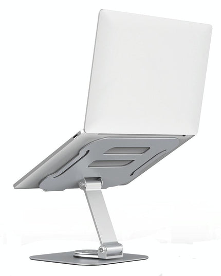 Silver Laptop Lifting Bracket - 360 Degree Rotation-1915196898550091783