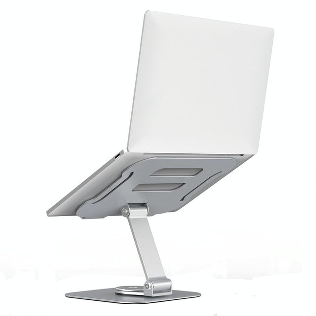 Silver Laptop Lifting Bracket - 360 Degree Rotation-1915196898550091783