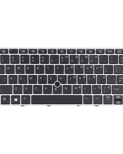 Hp Elitebook 820 G3 Keyboard With Backlight And Pointing - Silver Us Version-1915196974412468229