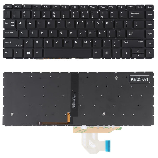 Backlit Us Keyboard For Hp Probook 440 / 445 G6 / G7-1915197961441251333
